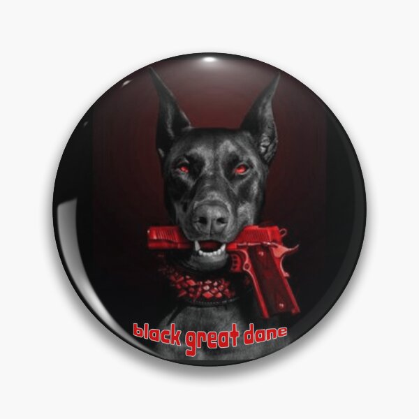 Item preview, black great dane designed and sold by keevatee.