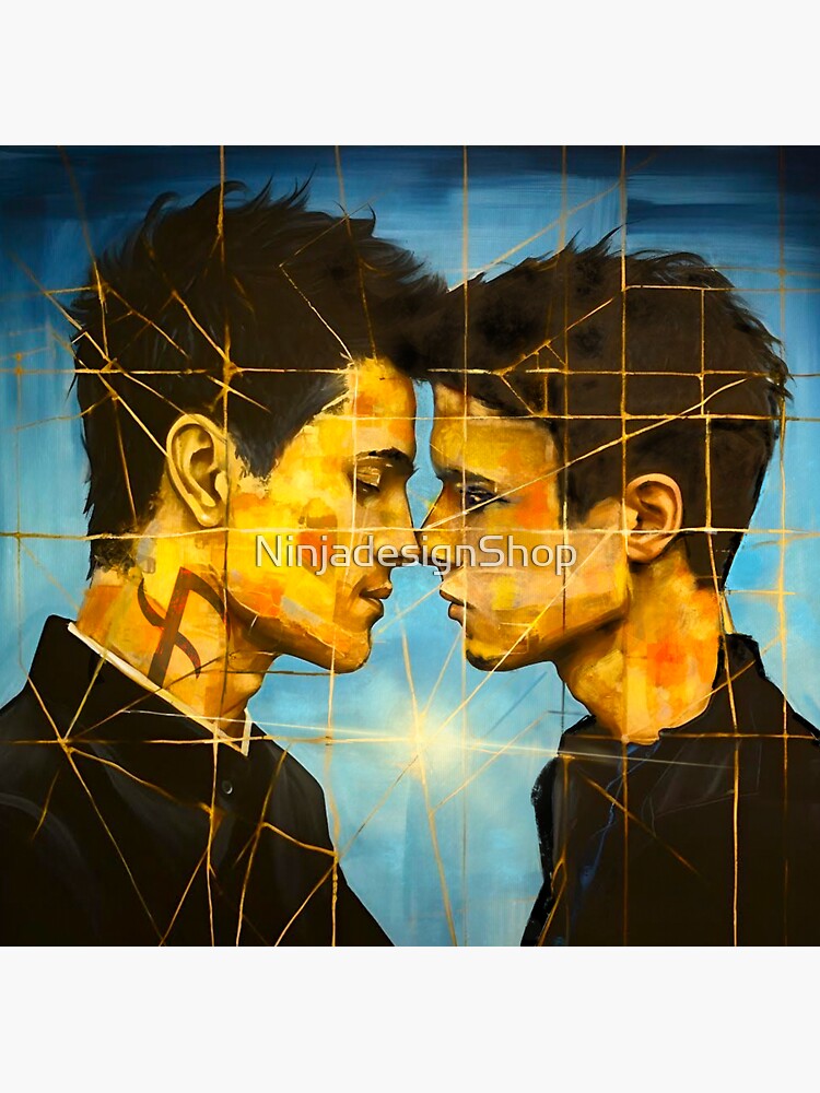 Anime: Shadowhunters - Magnus and Alec .:Lineart:. by