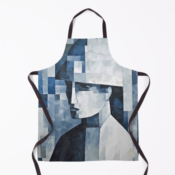 Item preview, Blue Abstract Portrait designed and sold by alacaz.