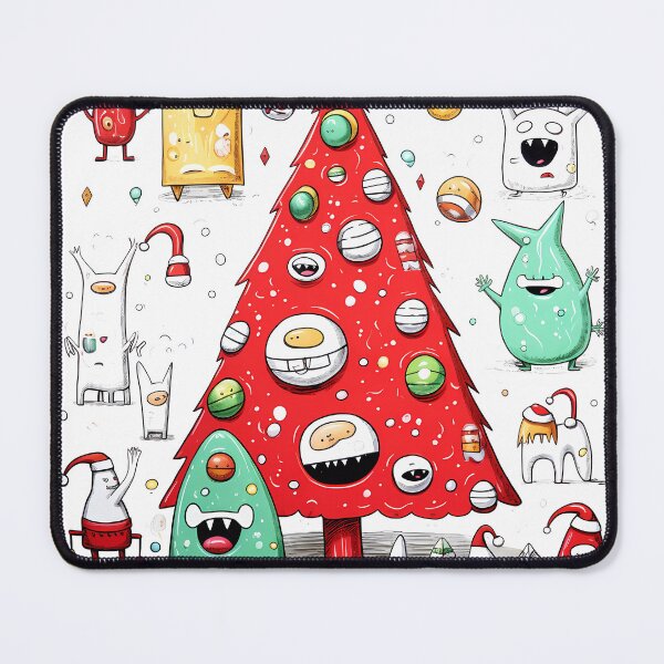Item preview, Christmas tree decorated with cartoon characters designed and sold by KamartUK.