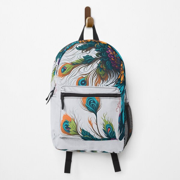 Item preview, "Within the title artwork, the vector art logo of a peacock is displayed in all its resplendent glory, showcasing the bird's magnificent plumage in intricate, vibrant detail." designed and sold by Best-Art-32.