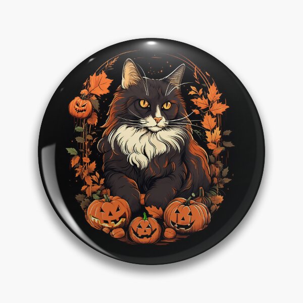 Item preview, Norwegian Forest Cat Halloween, Love Cats  designed and sold by Logiamerch.