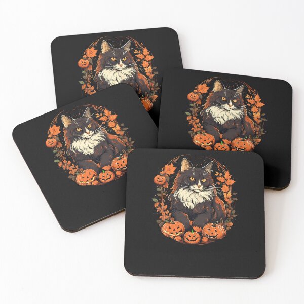 Item preview, Norwegian Forest Cat Halloween, Love Cats  designed and sold by Logiamerch.