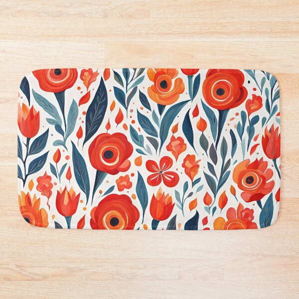 Item preview, Gouache Summer Flower Pattern. designed and sold by ARichArts.