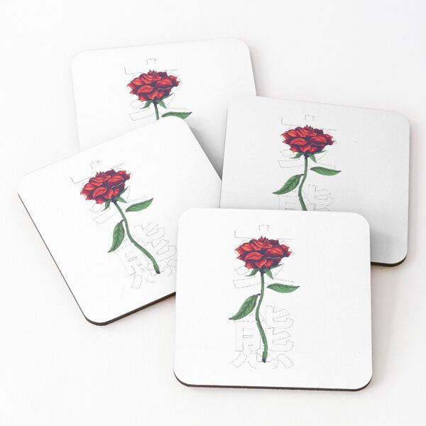 Item preview, Japanese rose with quote tshirt  designed and sold by Chic Vógue.