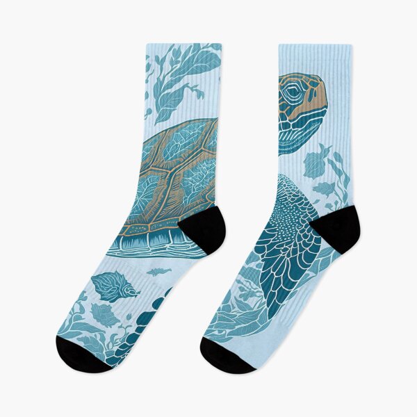 Item preview, "Swimming gracefully through the waves, the vector art logo of a turtle captures the aquatic elegance of this marine creature in a single striking image." designed and sold by Best-Art-32.