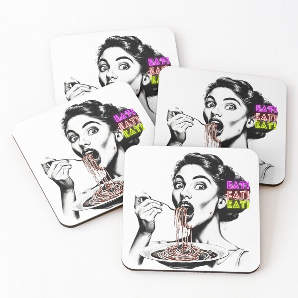 Item preview, Eat Spaghetti girl - I dont care designed and sold by BlueGlam.