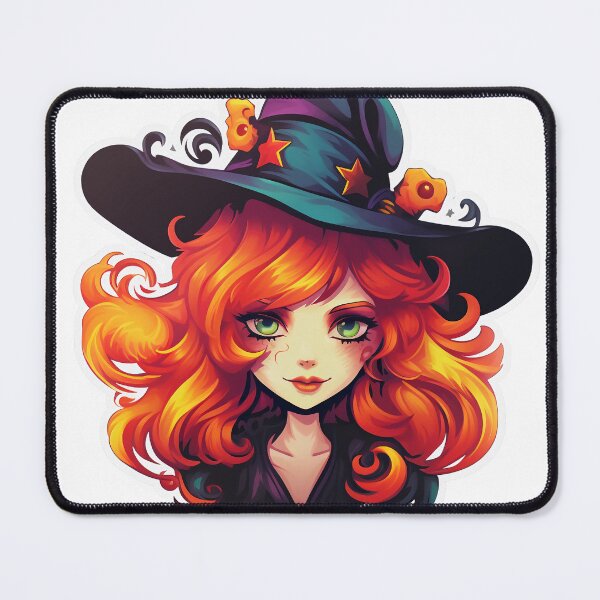 Item preview, Red-haired little Witch designed and sold by Beanntopia.