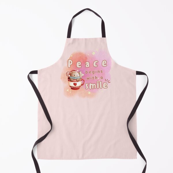 Item preview, Peace Begins with a Smile, bear in winter designed and sold by Mika2525-smile.