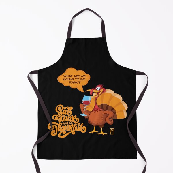 Item preview, Eat, Drink and be Thankful - happy thanksgiving day - funny design designed and sold by ArtProjectShop.