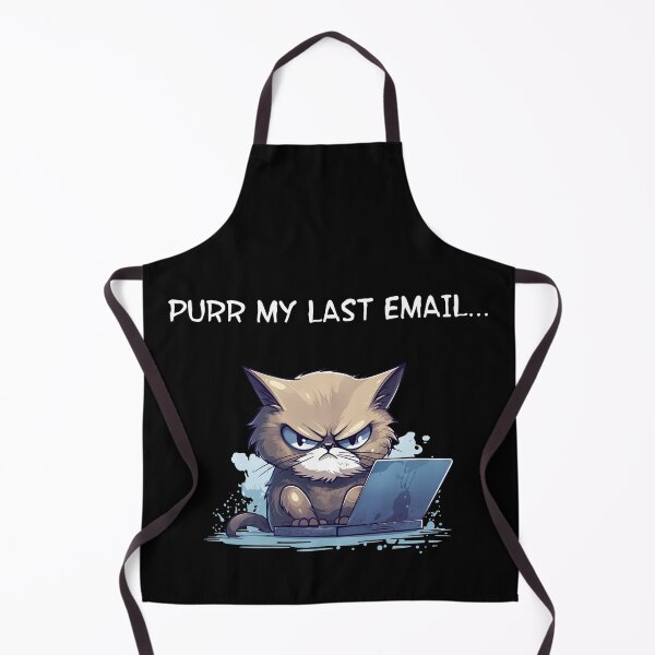 Item preview, Purr my last email designed and sold by OlmArtify.