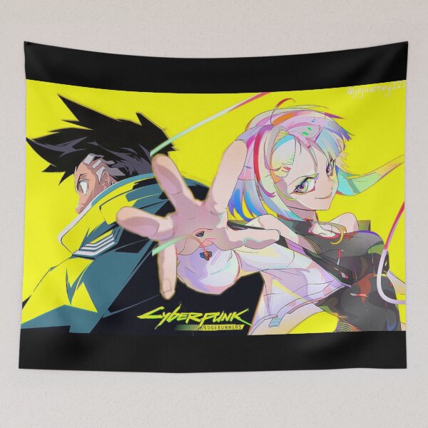 Item preview, CyberPunk EdgeRunners Lucy And David 2077 designed and sold by imaMunchkin.