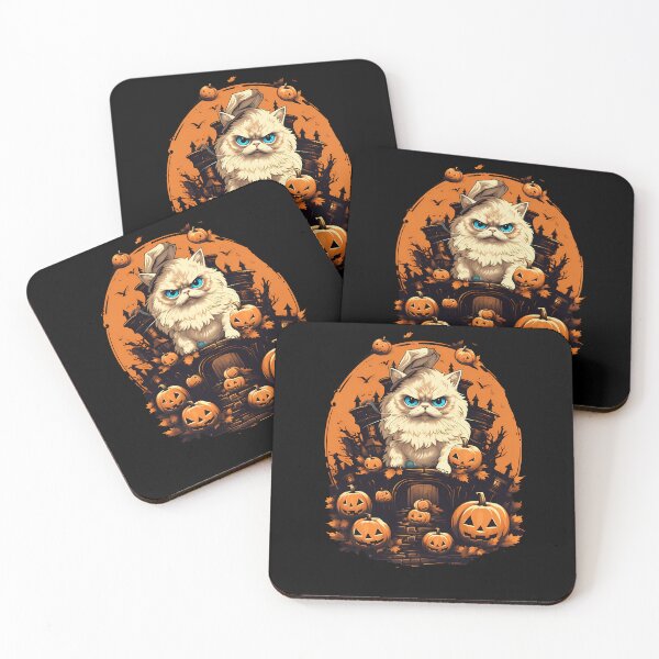 Item preview, Persian Cat Halloween, Love Cats  designed and sold by Logiamerch.
