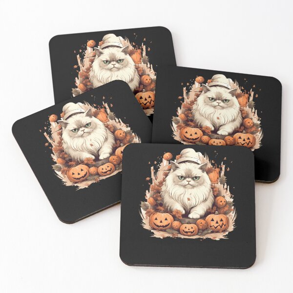 Item preview, Persian Cat Halloween, Love Cats  designed and sold by Logiamerch.
