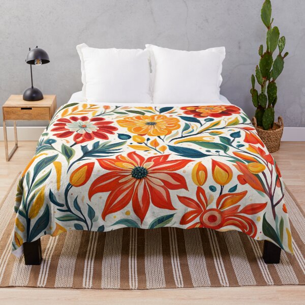 Item preview, Gouache Summer Flower Pattern. designed and sold by ARichArts.