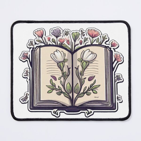Item preview, Flowers growing from book designed and sold by whiterabbitw.