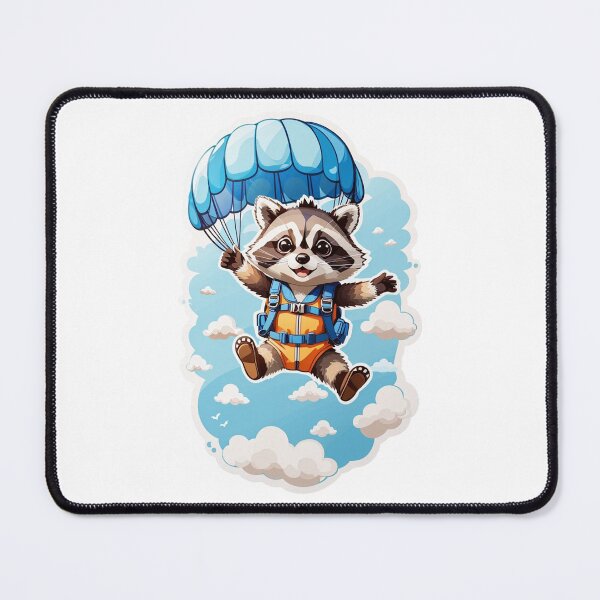 Item preview, Skydiving Racoon designed and sold by LabZoidd.