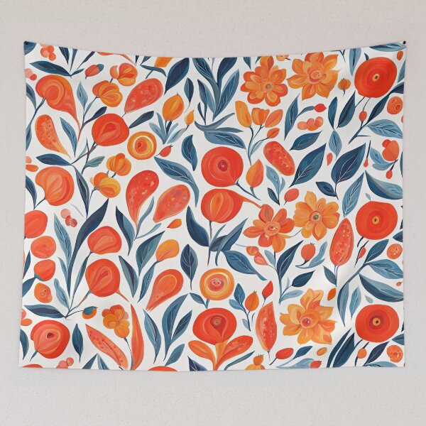 Item preview, Gouache Flower Pattern. designed and sold by ARichArts.