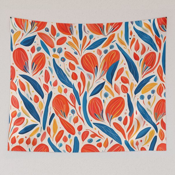 Item preview, Gouache Flower Pattern. designed and sold by ARichArts.