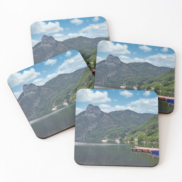 Item preview, Traunkirchen on Lake Traun Traunsee in Austria landscape designed and sold by goceris.