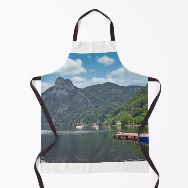 Item preview, Traunkirchen on Lake Traun Traunsee in Austria landscape designed and sold by goceris.