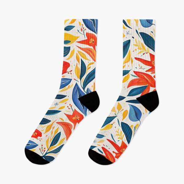 Item preview, Gouache Flower Pattern. designed and sold by ARichArts.