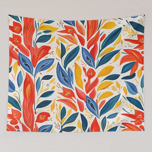 Item preview, Gouache Flower Pattern. designed and sold by ARichArts.