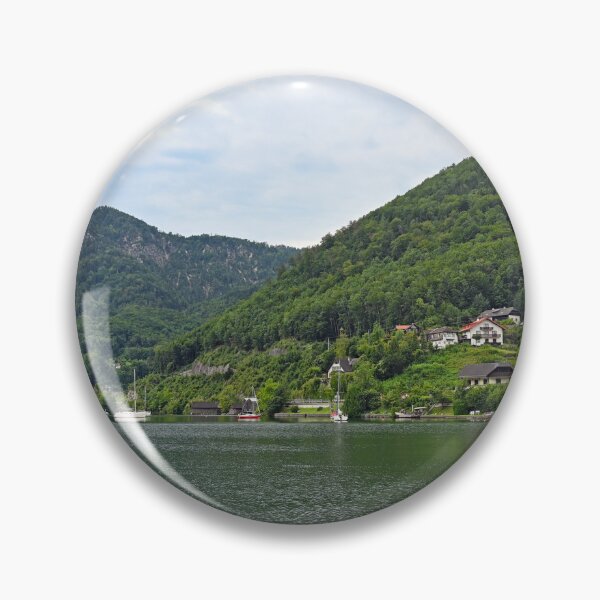 Item preview, Traunkirchen on Lake Traun in Austria landscape designed and sold by goceris.