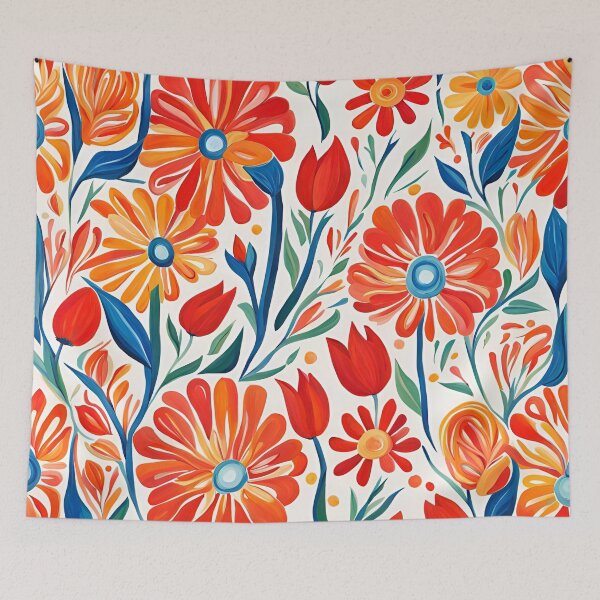 Item preview, Gouache Flower Pattern. designed and sold by ARichArts.