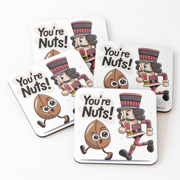 Item preview, You're Nuts! Funny Squirrel Humor - Nutty Squirrel Lover Gift designed and sold by ArtistriWear.