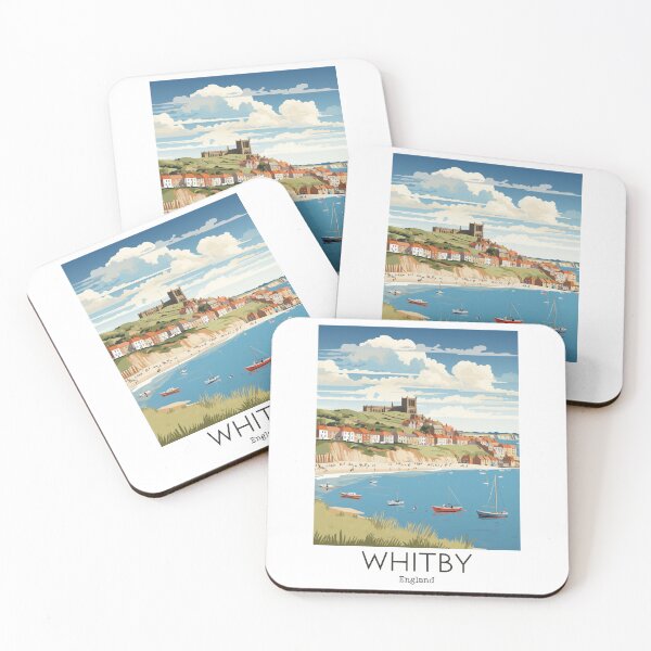 Item preview, A Vintage Travel Illustration of Whitby - England  designed and sold by GoodOldVintage.
