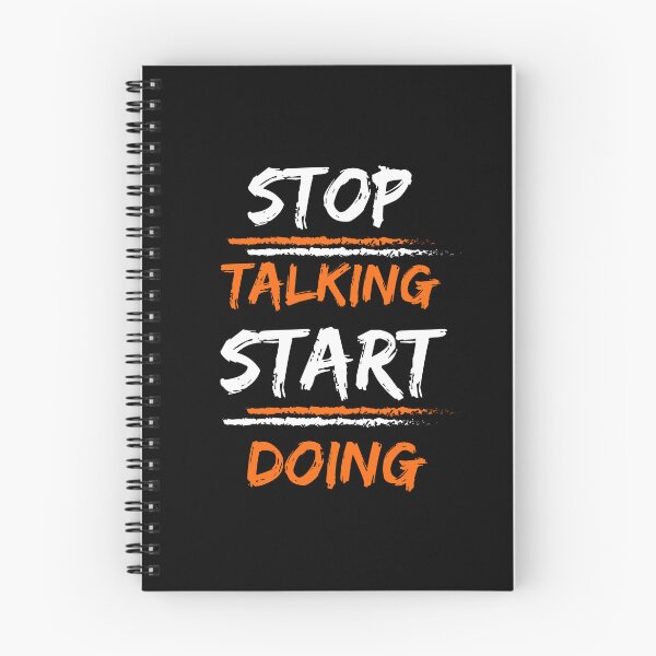 Item preview, Stop talking start doing designed and sold by Preety Padhiyar.