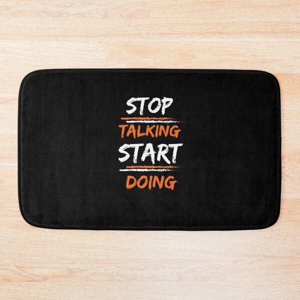 Item preview, Stop talking start doing designed and sold by Preety Padhiyar.
