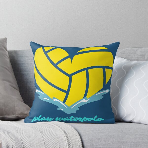 Item preview, Yellow Heart - play waterpolo designed and sold by waterpoloworld.