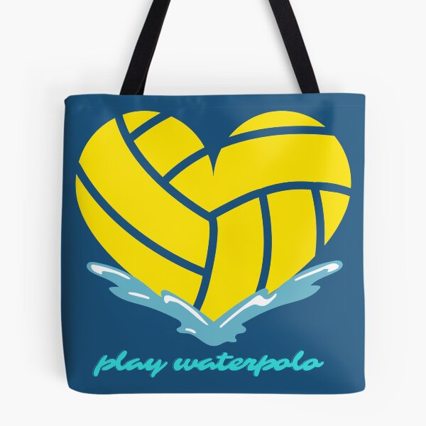 Item preview, Yellow Heart - play waterpolo designed and sold by waterpoloworld.