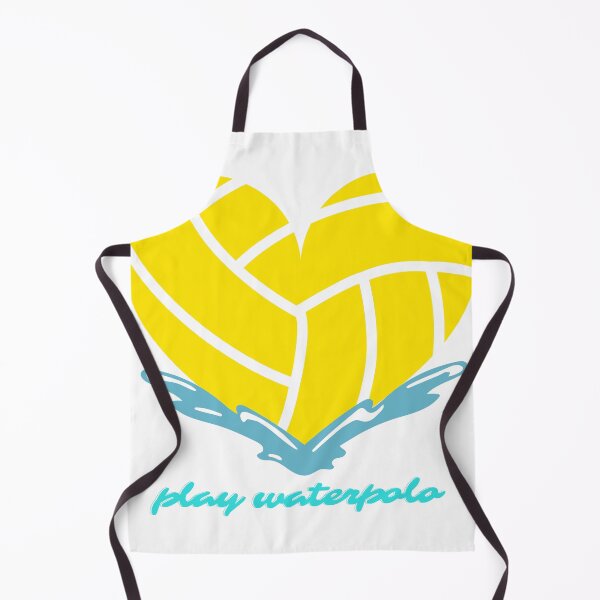Artikelvorschau, Gelbes Herz - Wasserball spielen entworfen und verkauft von waterpoloworld.