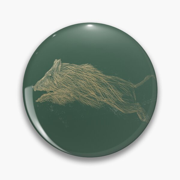 Item preview, Running boar in the woods designed and sold by LapinRond.