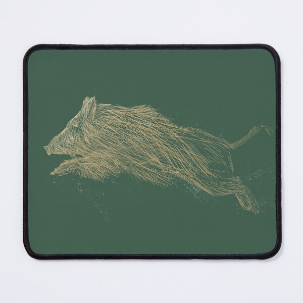 Item preview, Running boar in the woods designed and sold by LapinRond.