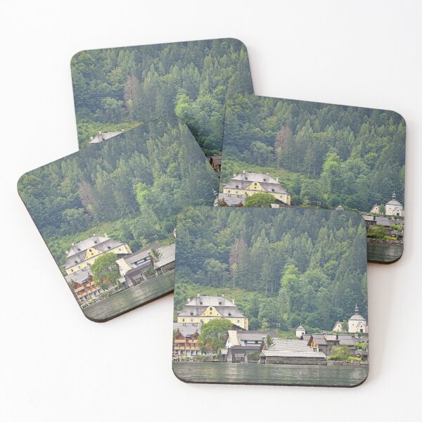 Item preview, Hallstatt village lakeside Hallstatter lake in Austria designed and sold by goceris.