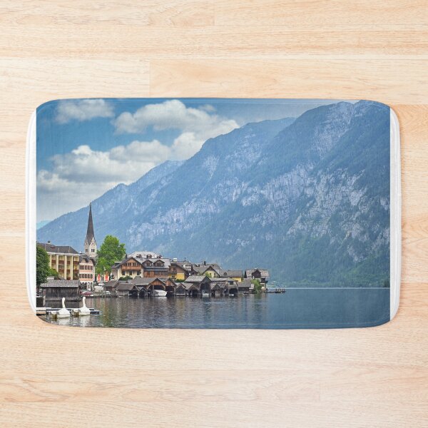 Item preview, Hallstatt village and Hallstatter lake in Austria designed and sold by goceris.