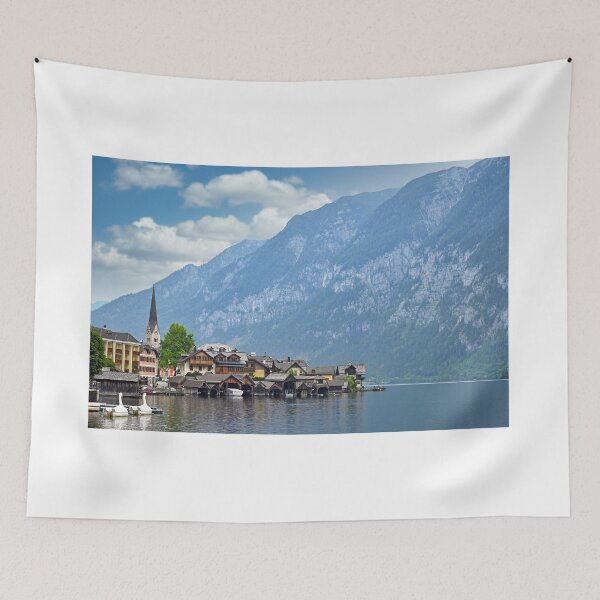 Item preview, Hallstatt village and Hallstatter lake in Austria designed and sold by goceris.