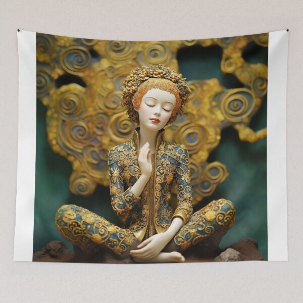 Item preview, meditating woman designed and sold by Pierre616.