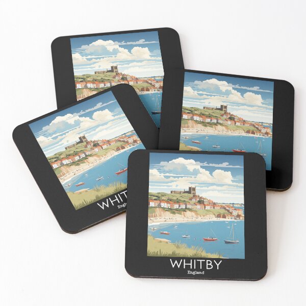 Item preview, A Vintage Travel Illustration of Whitby - England  designed and sold by GoodOldVintage.