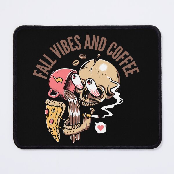 Item preview, Funny Skeleton enjoying Coffee and fall vibes designed and sold by Reda Ls ⭐️⭐️⭐️⭐️⭐️.
