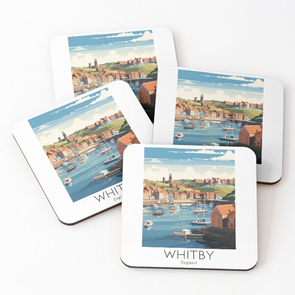 Item preview, A Vintage Travel Illustration of Whitby - England  designed and sold by GoodOldVintage.
