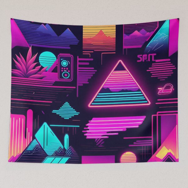 Item preview, Neon Dessert Pattern. designed and sold by ARichArts.