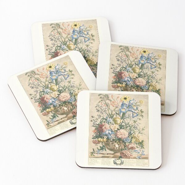 Item preview, June, from The Twelve Months of Flowers, by Robert Furber (1732) High definition designed and sold by MINDTHECHERRY.