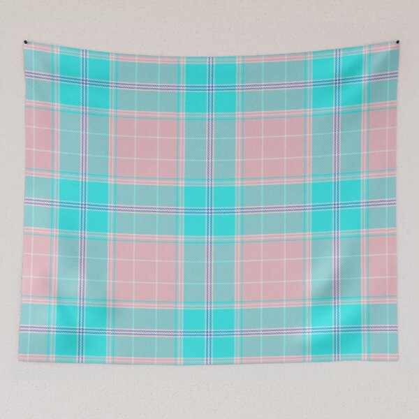Item preview, Pastel Ulster Irish Tartan - Detailed designed and sold by DiscoGypsyFish.