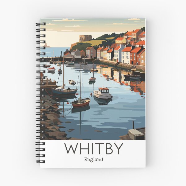 Item preview, A Vintage Travel Illustration of Whitby - England  designed and sold by GoodOldVintage.