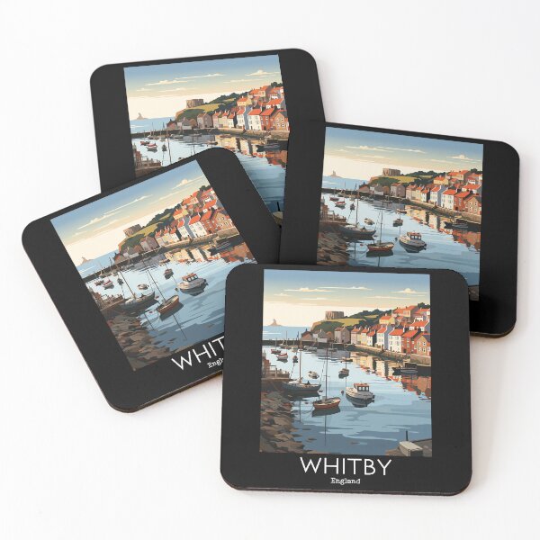 Item preview, A Vintage Travel Illustration of Whitby - England  designed and sold by GoodOldVintage.